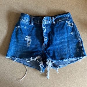 VINTAGE Denim Cutoff Jean Shorts - Blaze Denim
